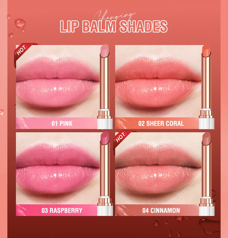 Color Changing Lipstick Moisturizing Lip Balm Nourising.