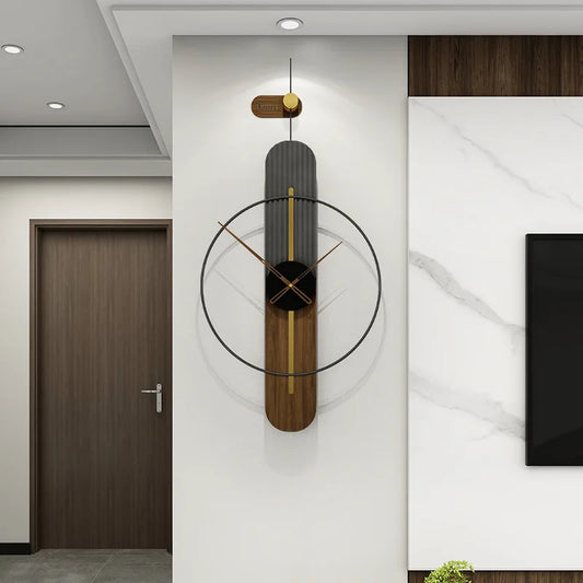 Minimalist Creative Wall Clock, Nordic Living Room.