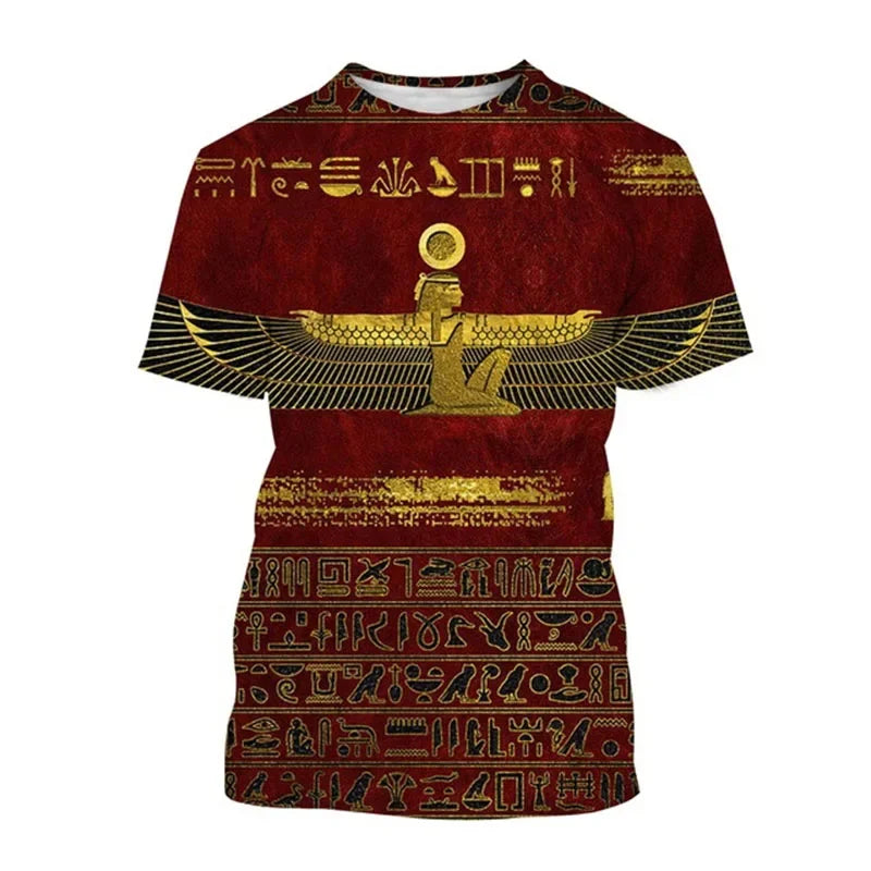 Fashionable Egyptian Wind Pictures For Men's T-Shirts.