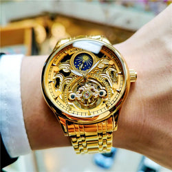 Watch Men Watches Luxury Gold Automatic.