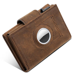 Luxury Genuine Leather Wallet RFID Blocking Men.