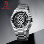 Men's Mechanical Watch Stainless Steel Dial Business.