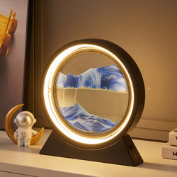 LED Table Lamp Moving 3D Sand.