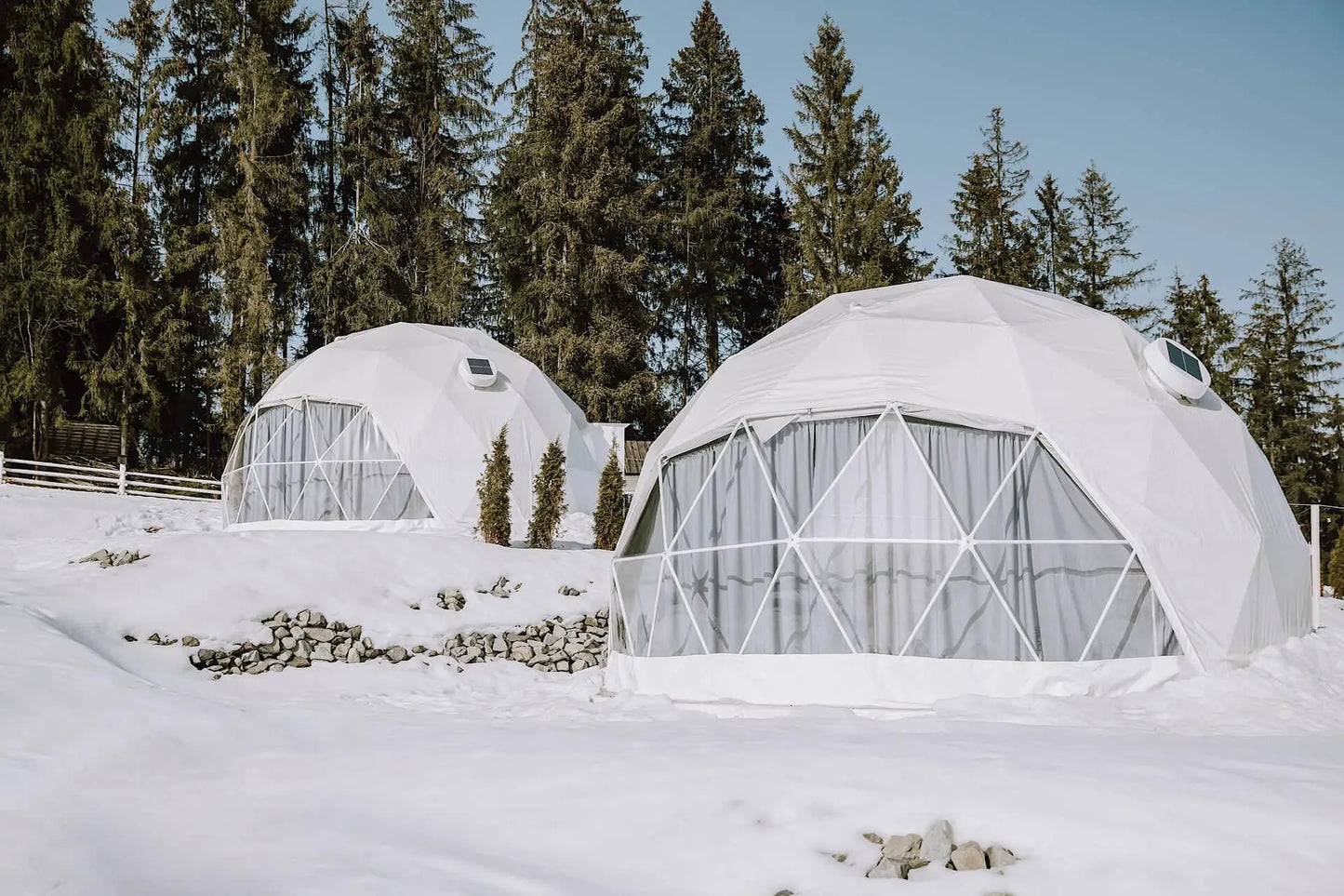 Geodesic Dome Manor greenhouse Tent Leisure Resort Vacation Outdoor Glamping Round Tent Transparent Starry Sky Luxury Hotel Dome