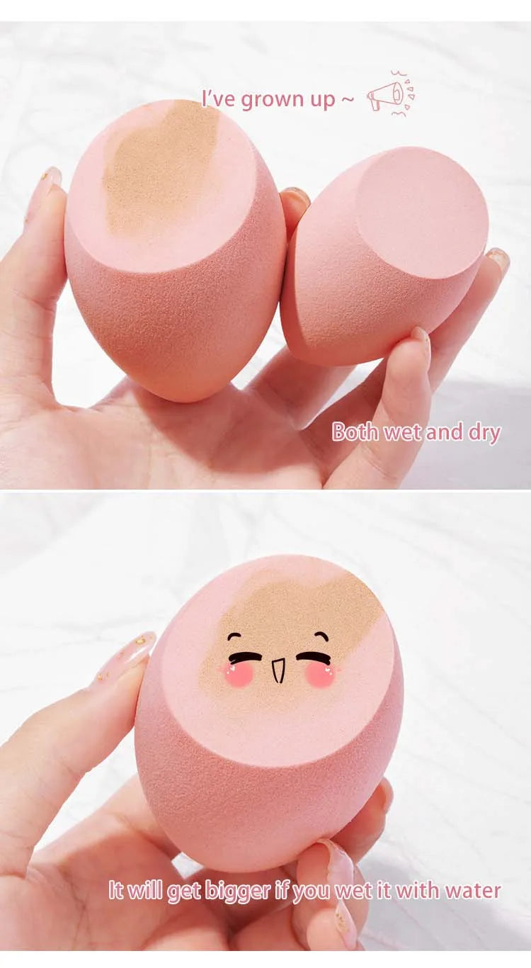 4pcs Makeup Sponge Blender Beauty Egg Cosmetic Puff Soft Foundation.