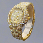 Gold Men's Watch Luxury Big Stylish.