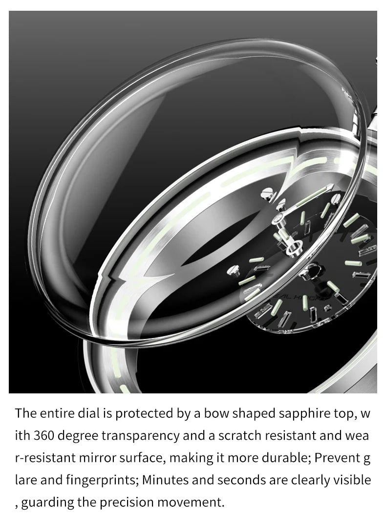 IDEAL KNIGHT Tourbillon Automatic Mechanical Watches for Men.