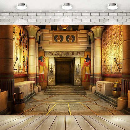 Ancient Egyptian Palace Photography Background Mural