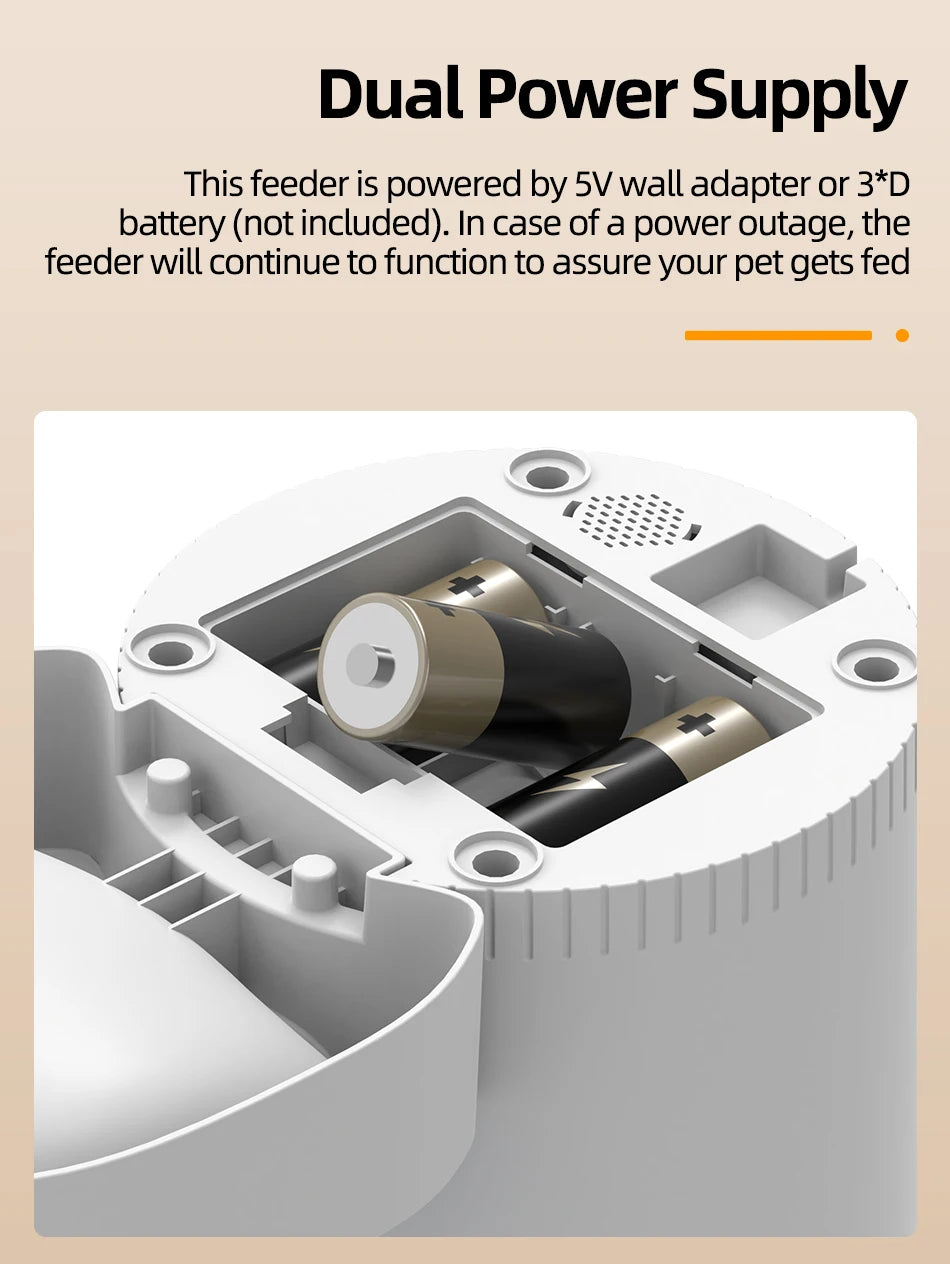 Automatic Cat Feeder With Camera Video Cat Food.