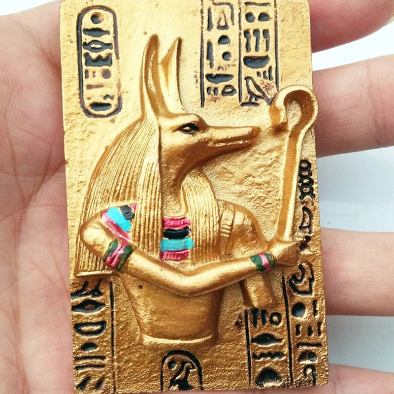 Fridge Magnet – Egyptian Mythology Anubis &amp; Queen.