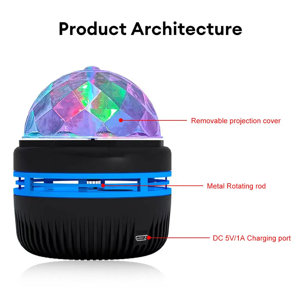 Multifunction LED Starry Sky Light Projection Night Light.