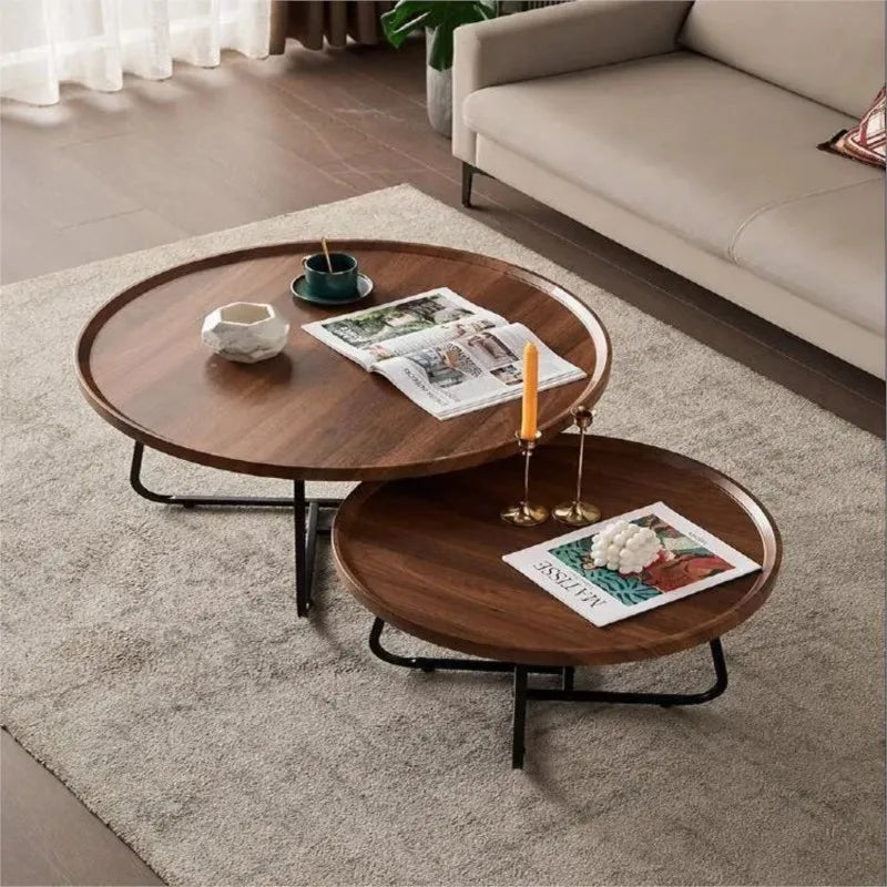 Scandinavian Light Luxury Coffee Table - Modern Elegance for Your Living Space.