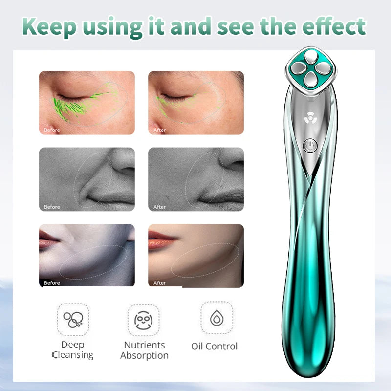 Eye Massager Smart Red LED Rejuvenation Device.