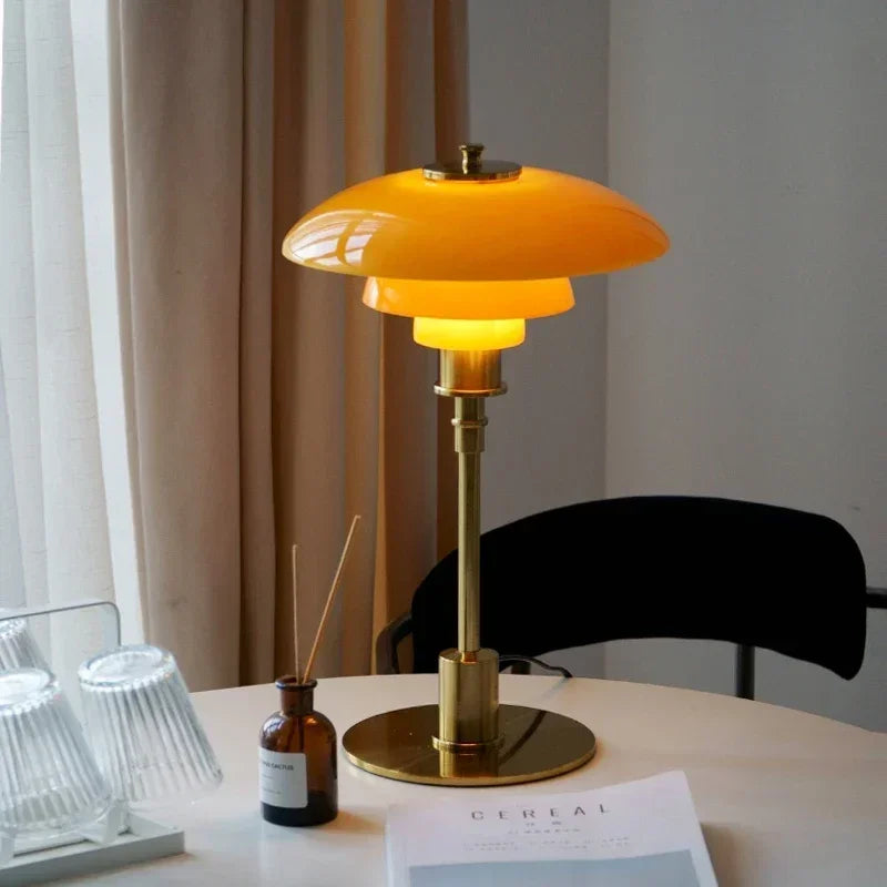 Danish Designer Nordic Glass Desk Lamp.