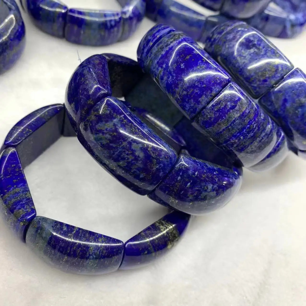 Lapis Lazuli Stone Beads Bracelet Natural Gemstone Jewelry Bangle for Men for Women for Gift Wholesale !