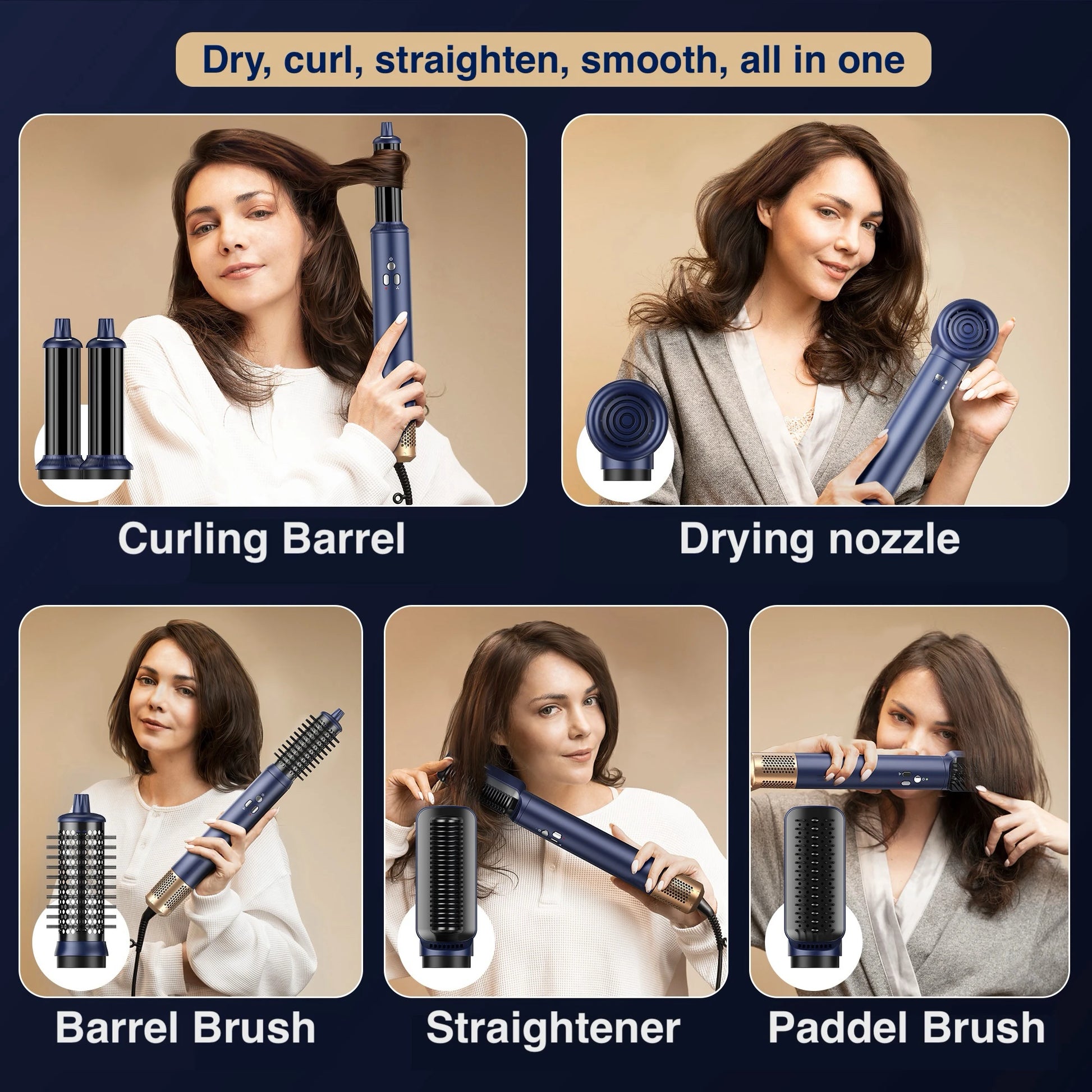 Multi-Styler 6 in 1 Ionic Hair Styler.