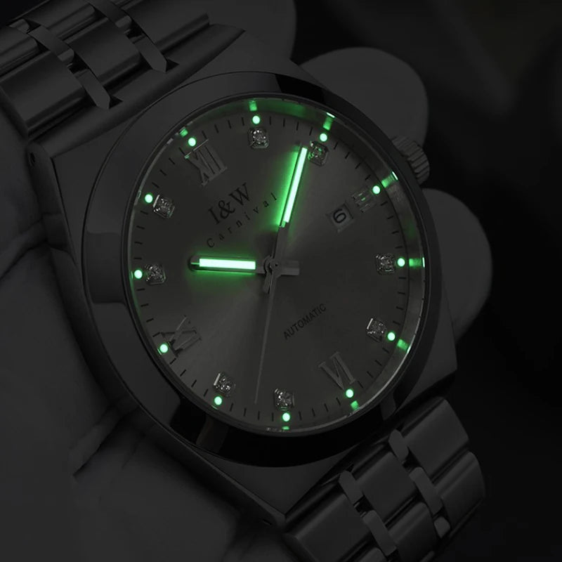 CARNIVAL Brand IW High-End Fashion Grey Mens Watches.