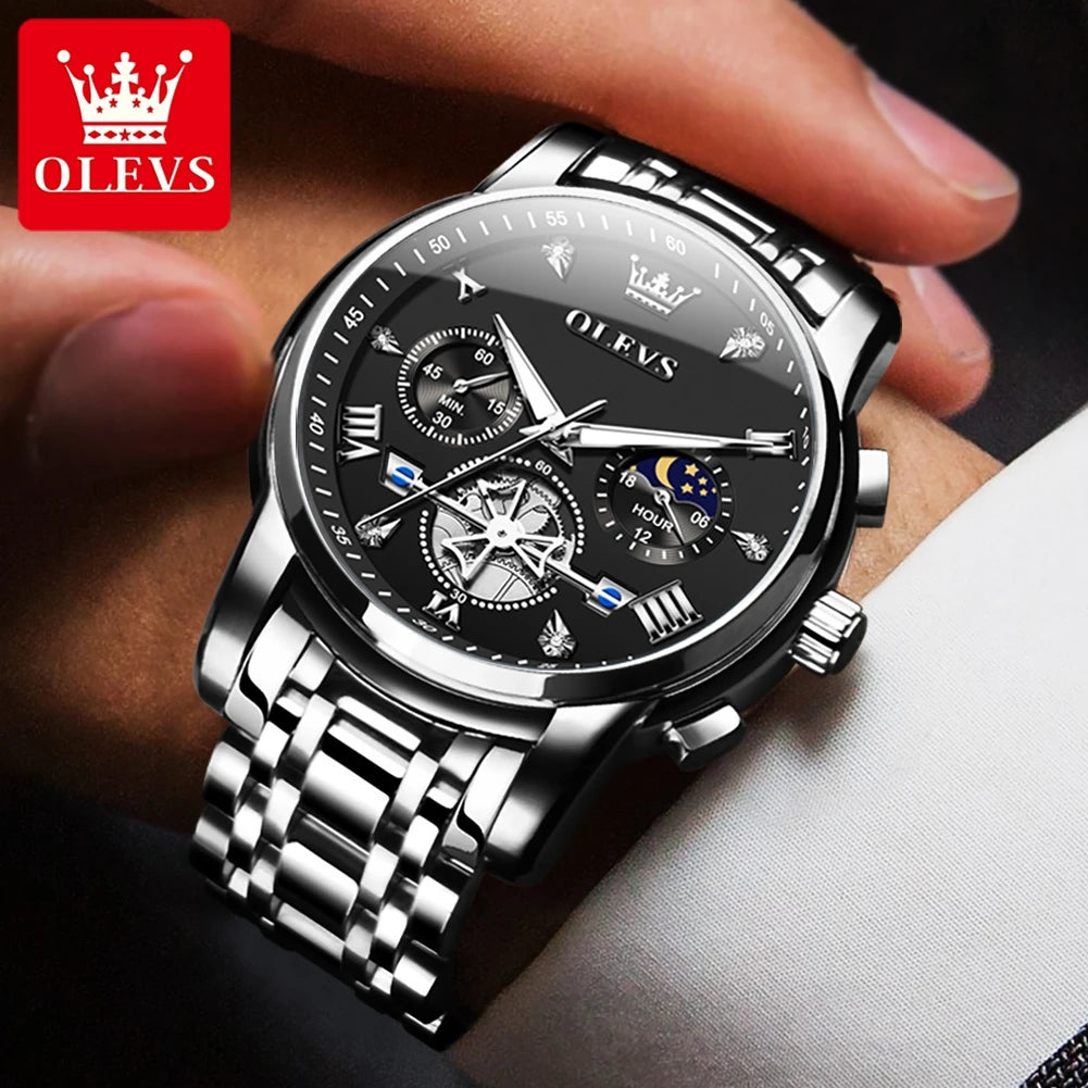 OLEVS 2856 New Men's Watches Luxury Classic.