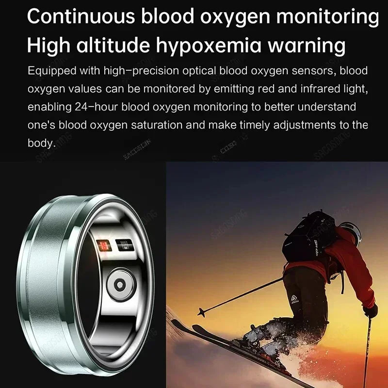 New Smart Ring Heart Blood Oxygen.