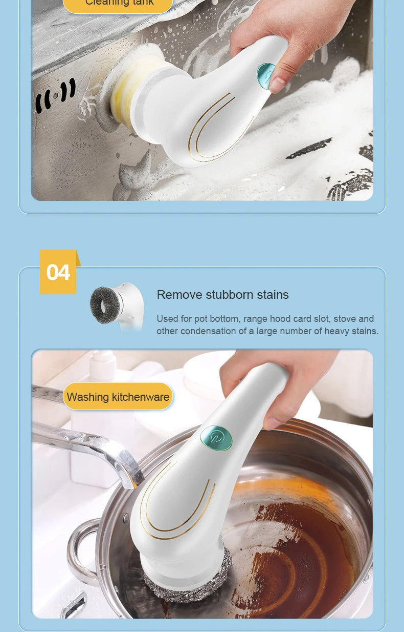 Electric Cleaning Brush Charging Multifunctional.