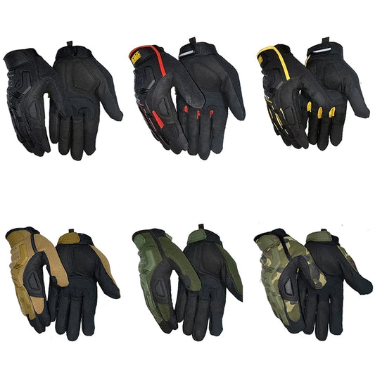 Military Tactical Full Finger Gloves Special Forces Tactical Gloves Full Finger Touch Screen Outdoor Sports Riding Gloves