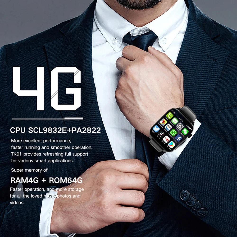 2024 New 1.99-Inch 4G Call Smartwatch.