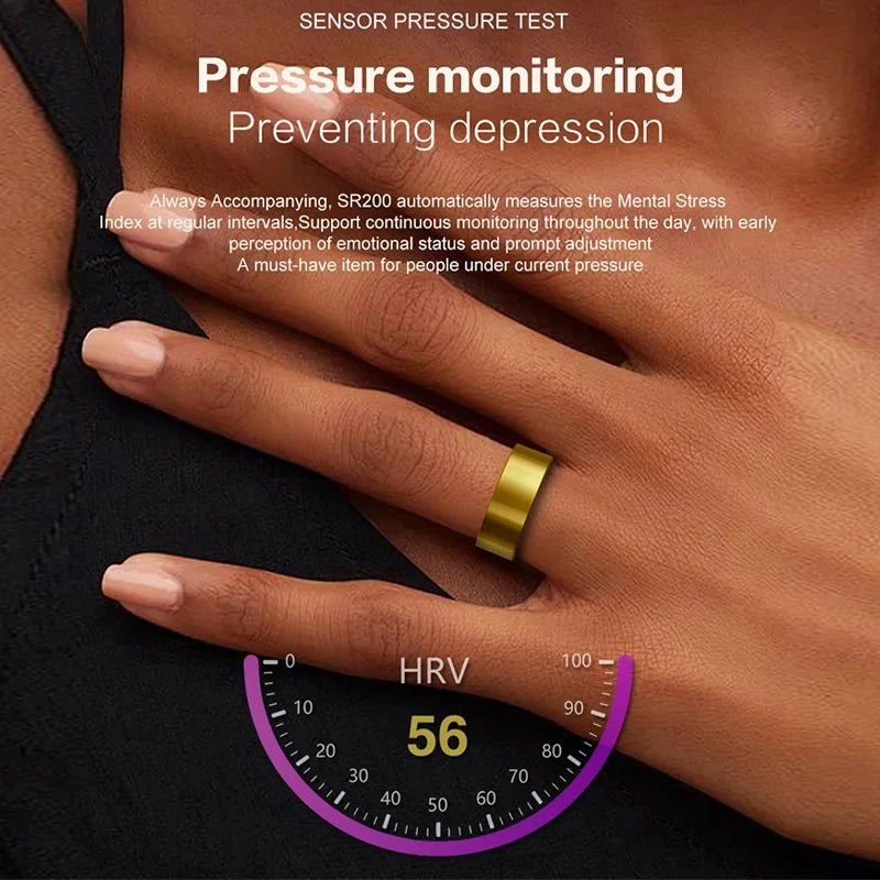 SR200 Smart Ring Health Monitor For MenWomen.