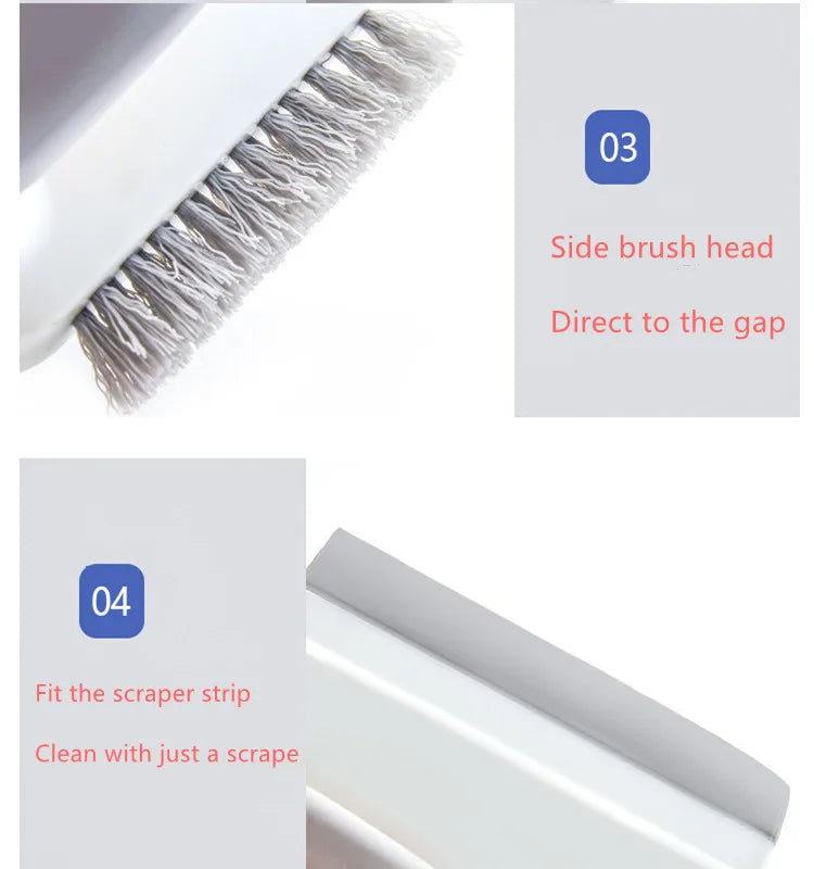 Wall Corner Cleaning Brush 4 In1 Multifunctional.