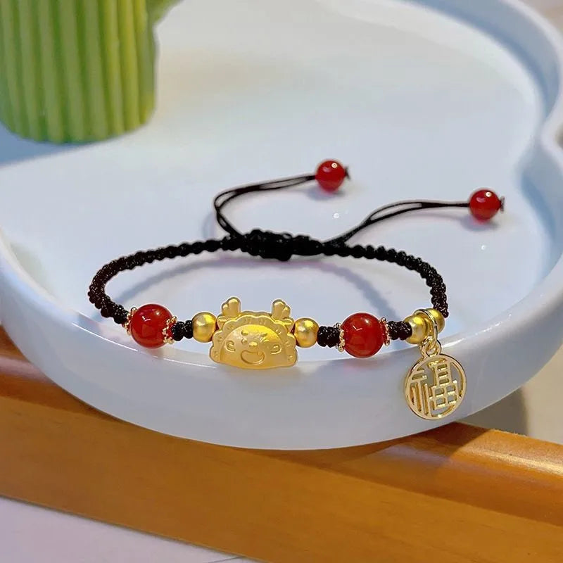 2024 Chinese Style Zodiac Dragon Bracelet.