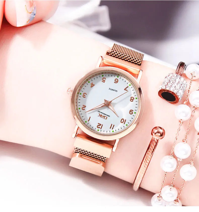 OPK Elegant Woman Watch Waterproof Fashion Quartz Ladies Wristwatches Luminous Luxury Classics Women&