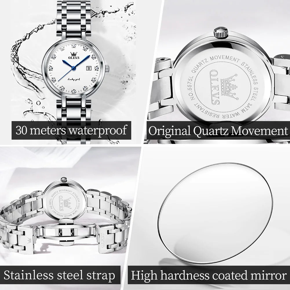 OLEVS Brand New Simple Design Quartz Watches for Women .