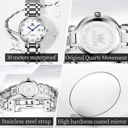 OLEVS Brand New Simple Design Quartz Watch for Women.