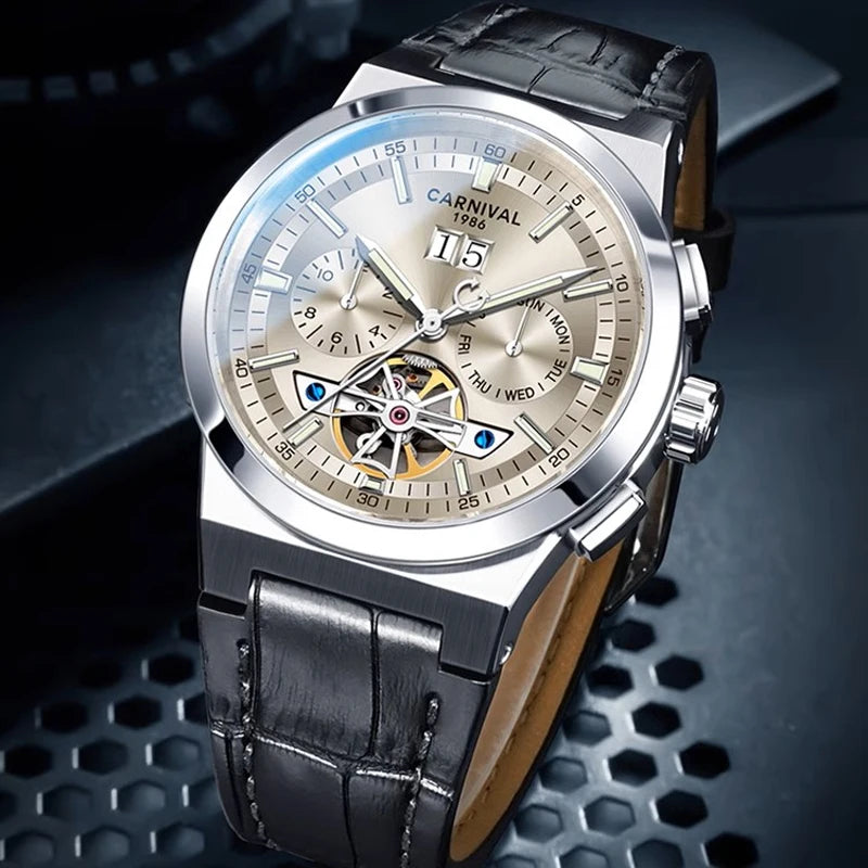 Carnival Brand New Fashion Mechanical Watch for Men