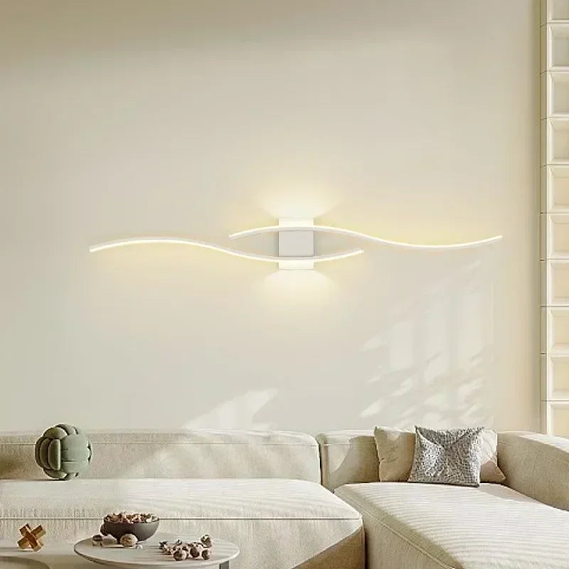 Modern, LED wall lamp, Contemporary lighting, Wall-mounted light, Minimalist design, Energy-efficient, Adjustable brightness, Interior lighting, Home decor, Ambient lighting, Sleek fixture, Accent lighting, Task lighting, Decorative sconce, LED technology,