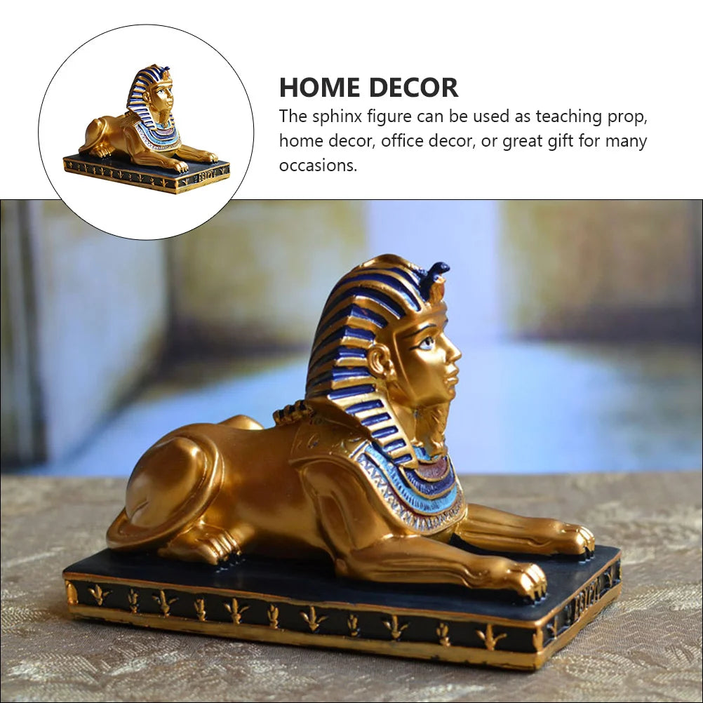 Egyptian Sphinx Statue Figurine Sculpture Decoration