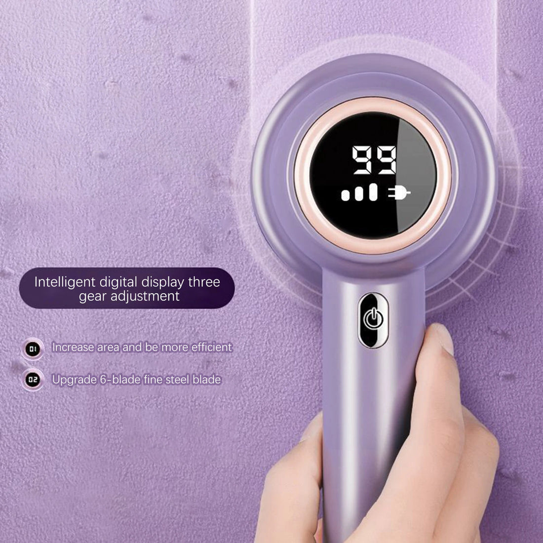 USB Rechargeable Lint Remover For Clothing.