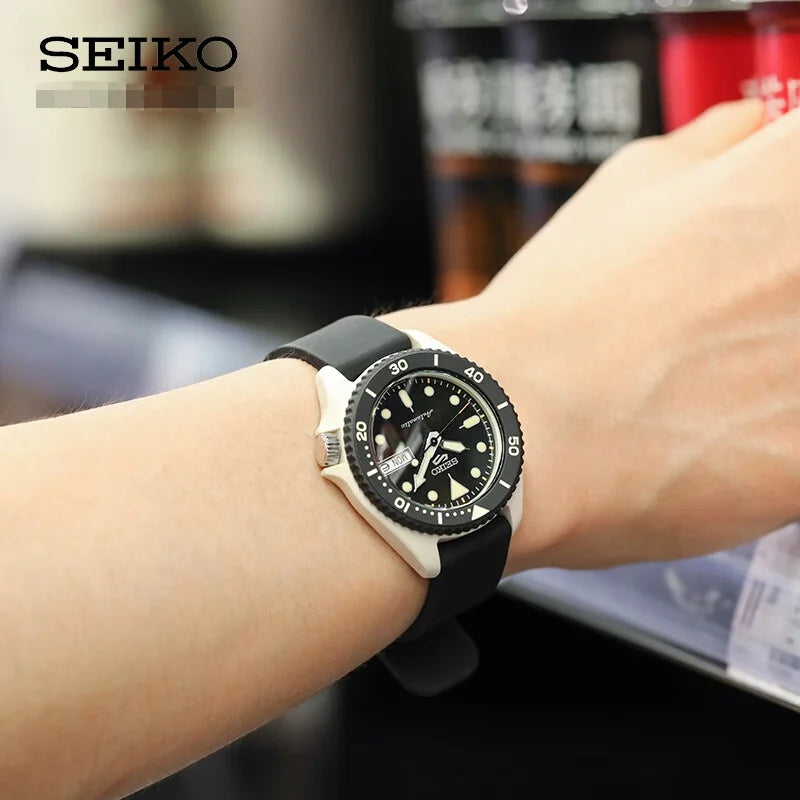 Original SEIKO 5 Watch For Men Automatic Mechanical.