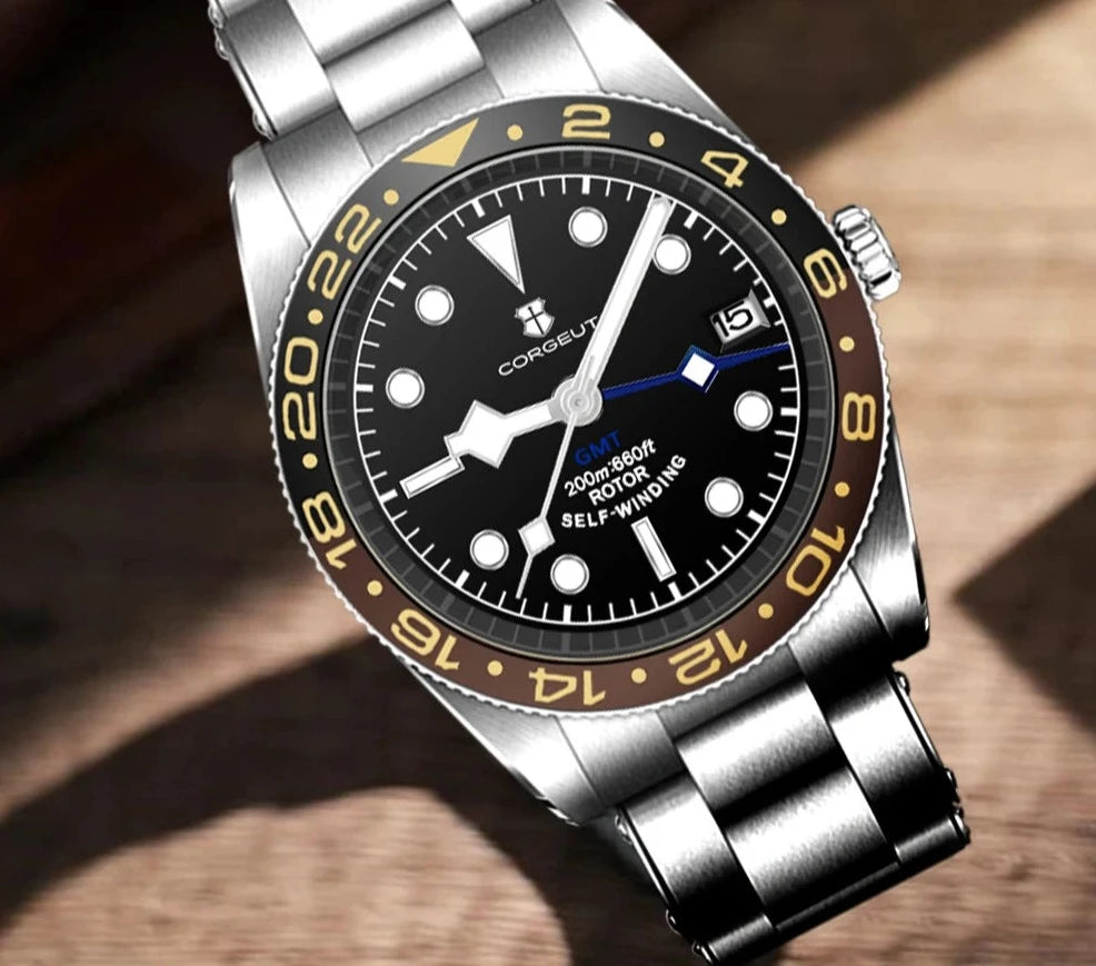 New DeepSea GMT Luxury Fashion Men's Watches.