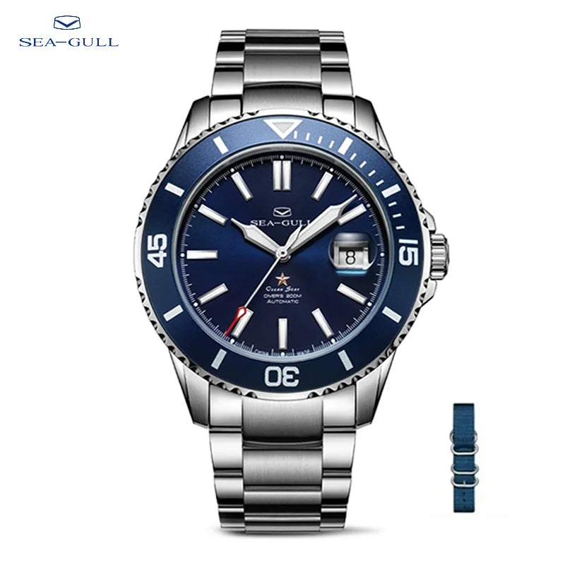 Seagull relogio masculino Men Watch Diving