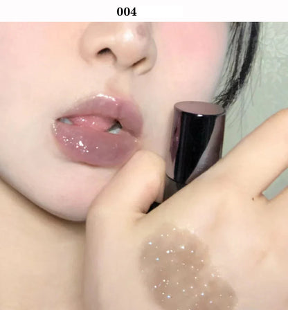 fine glitter glass lip gloss