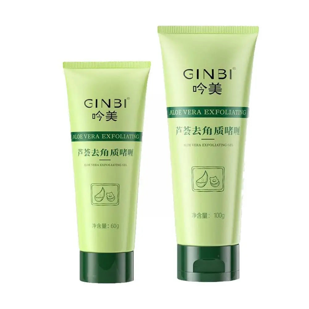 Aloe vera exfoliating gel, Face scrub, Peeling gel, Moisturizing scrub, Oil control, Skin care product, Beauty care, Refreshing scrub, Gentle exfoliation, Facial treatment, Body scrub, Smooth skin, Radiant complexion, Skincare routine, Natural ingredients,