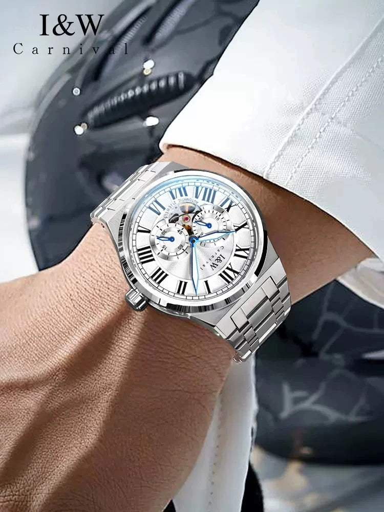 IW Luxury Brand Automatic Watches for Men Sporty