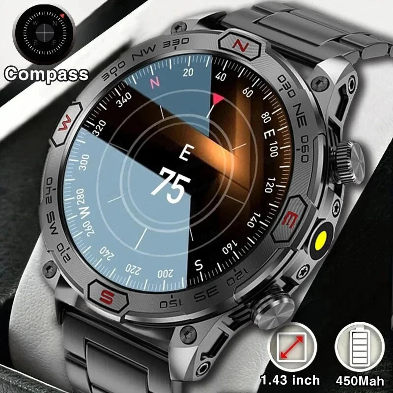 2024 New Outdoor Military GPS Smart Watch.