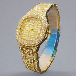 Watch For Women Luxury Gold Full Diamond.