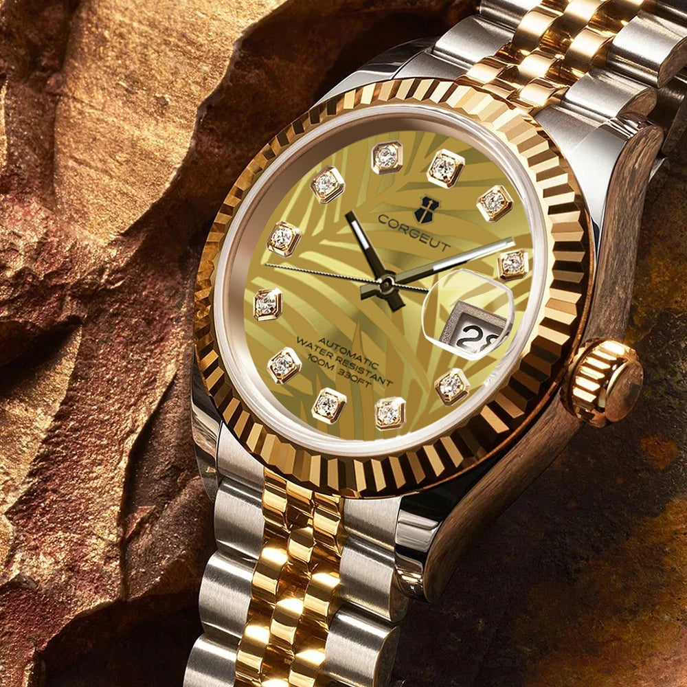 Diamond Jungle Luxury Business Men's Watch.