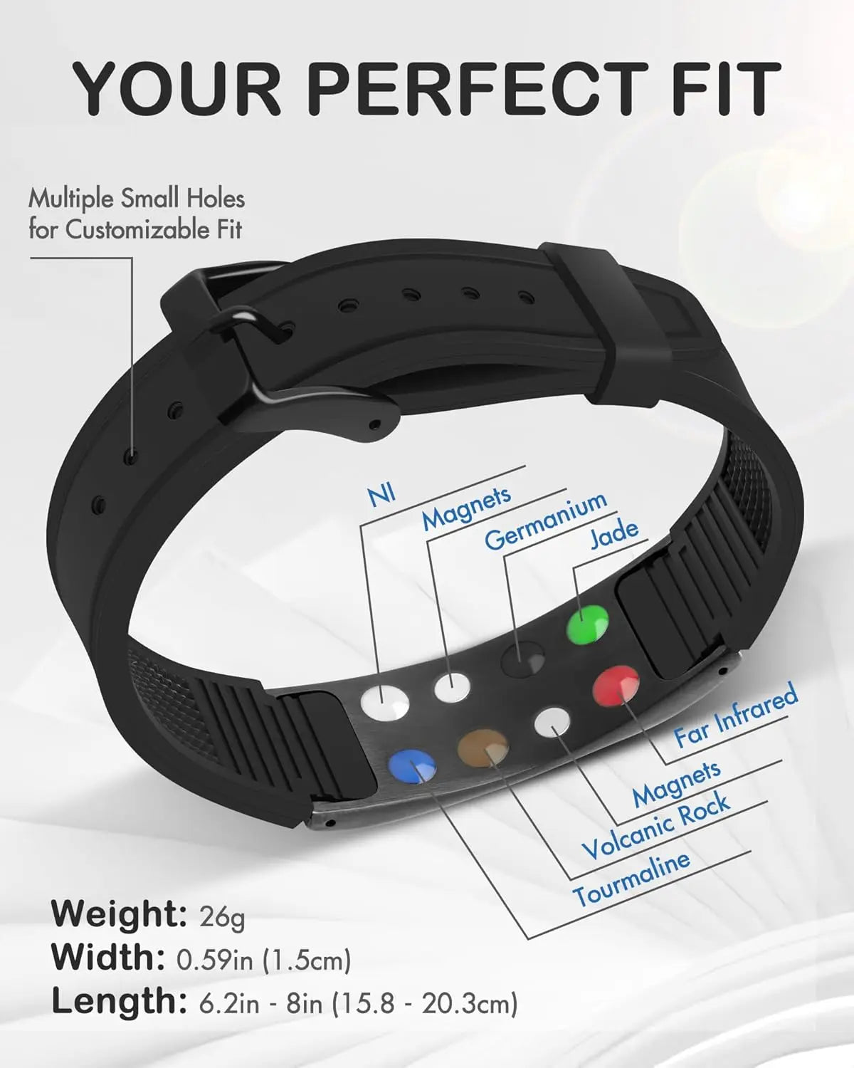 Silicone Power Balance Bracelets for unisex.