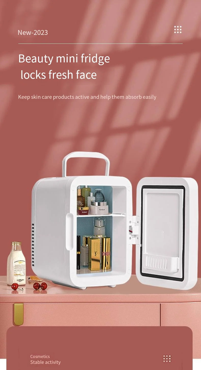 Car refrigerator facial cosmetics mini refrigerator home.