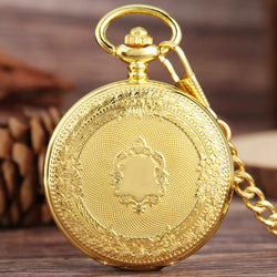 Luxury Mechanical Hand Wind Golden Watch.