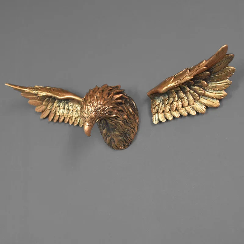 Large Size 3D Eagle Head Statue Sculpture.