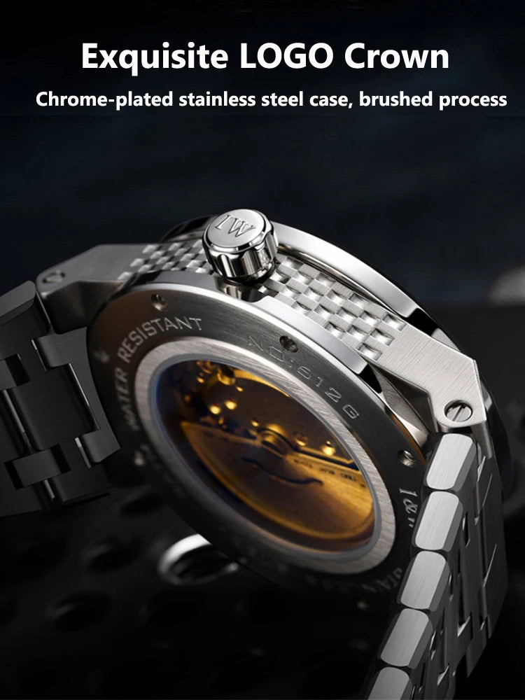 IW Luxury Brand Automatic Watches for Men Sporty